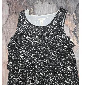 J.CREW Tank Top Women's Size 0 Silk Ruffle Layered Sleeveless Blouse Top